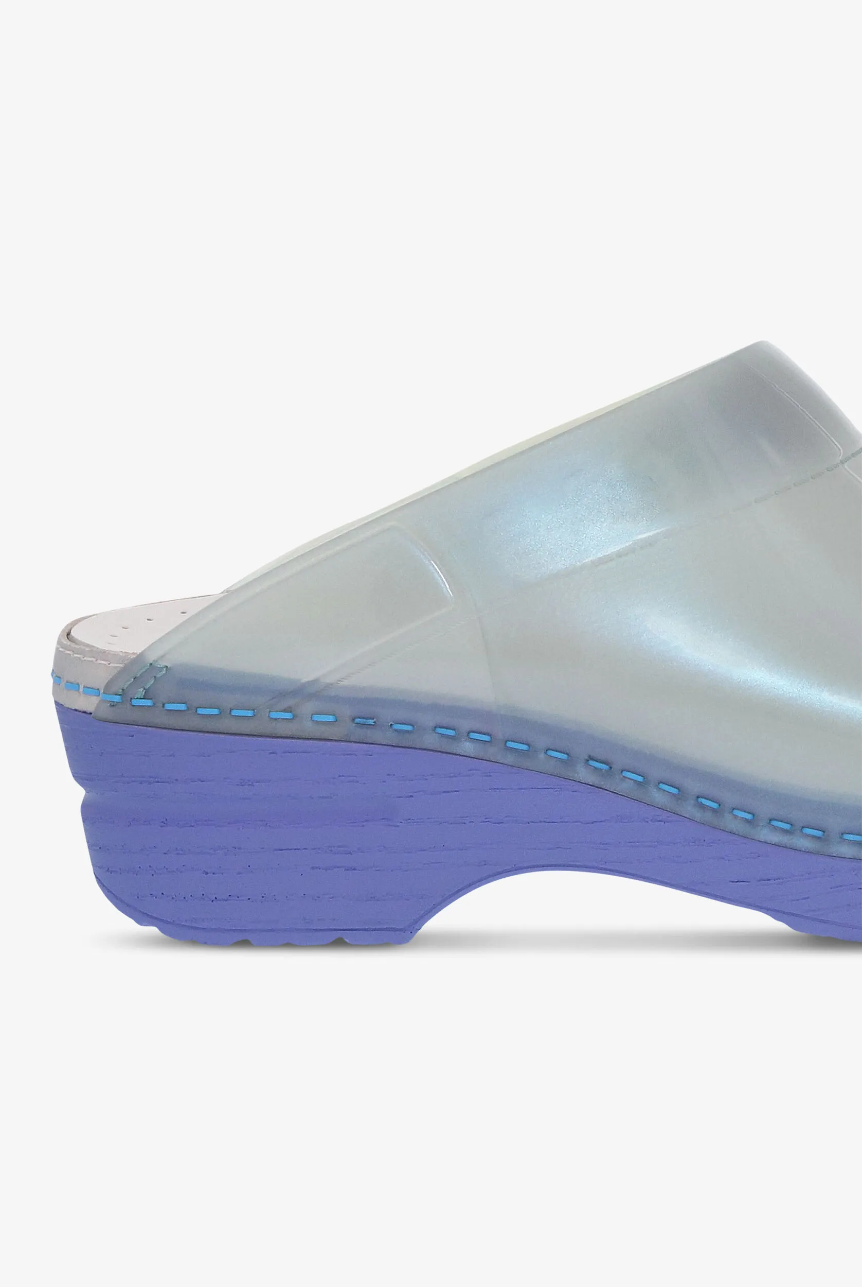 Zuecos de enfermería Dansko Sonja Sky Translucent para mujer